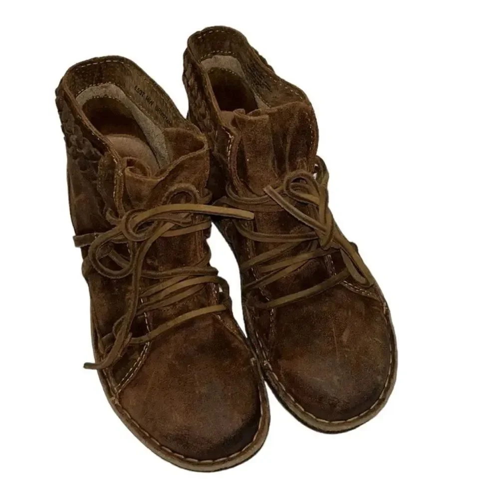 Born distressed leather